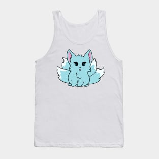 Blue Kitsune Tank Top